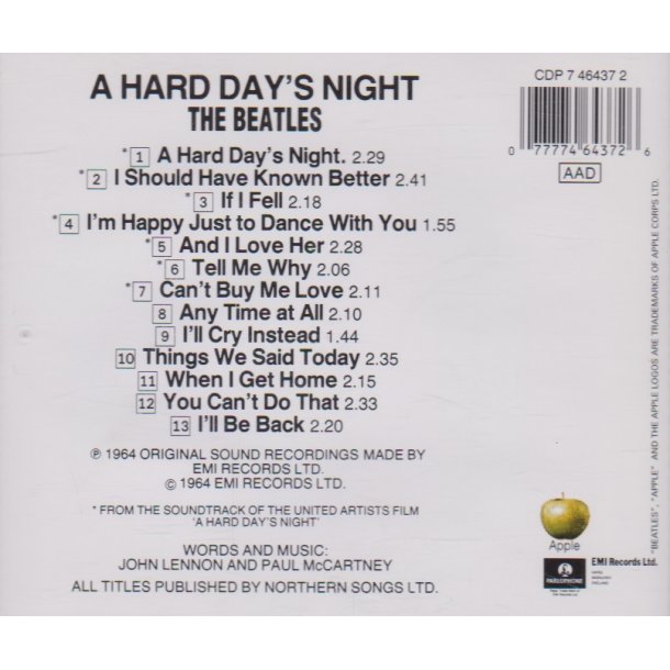 A Hard day's Night (CD)